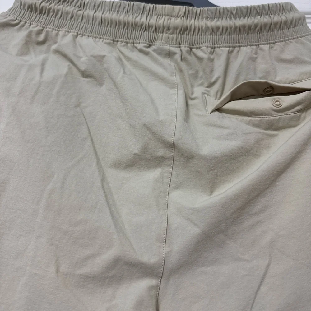 Jordan Men's Joggers in Beige with Black Jumpman A-11